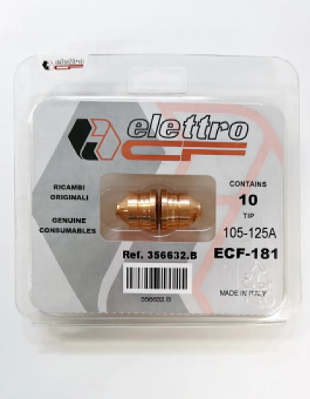 Форсунка (сопло) Elettro ток 105-125А (10 шт)