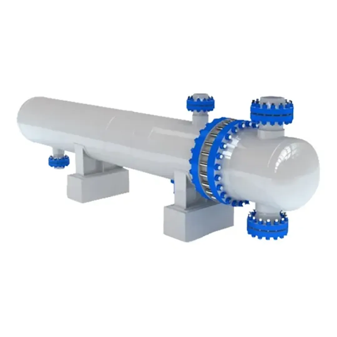 Кожухотрубные теплообменники с компенсатором и трубными решётками